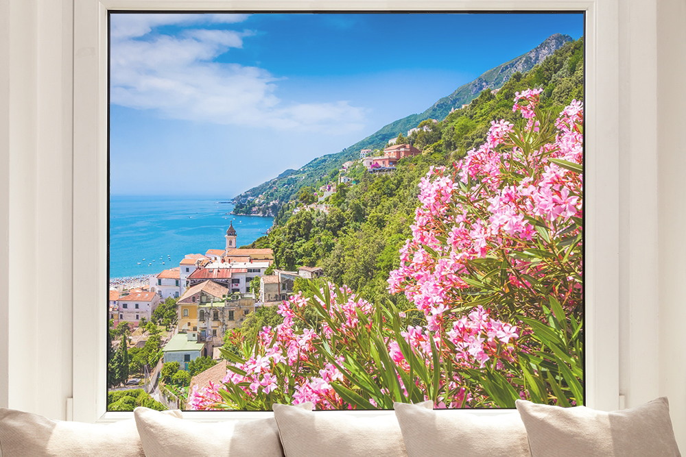 Fensterfolie - Amalfi in Italien