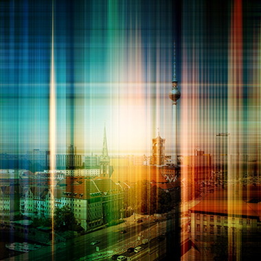Fotobehang met indrukwekkende skylines en wereldsteden