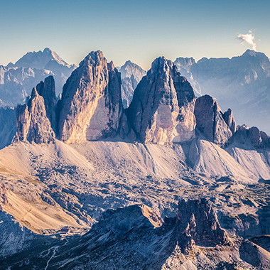 Fotobehang met hoge toppen, natuur en panoramische uitzichten
