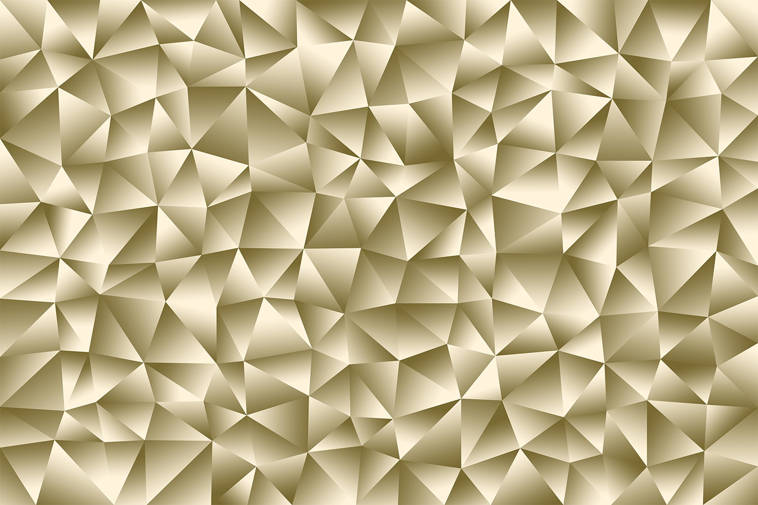 Fototapeta - Dekoracja ścienna z geometrycznym wzorem 3D w beżowym kolorze
