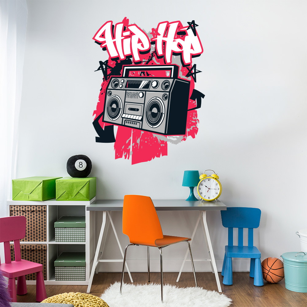 Tatuaż ścienny - Hip Hip Graffiti