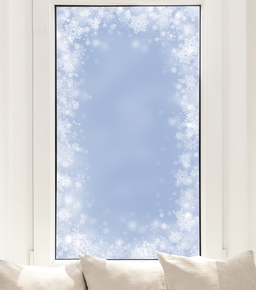 Fensterfolie - Eiskristalle