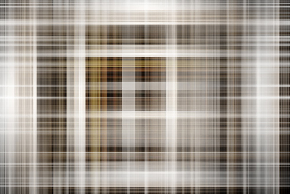 Fototapete - Muster aus abstrakten geometrischen Streifen und Gitterlinien in Brauntönen