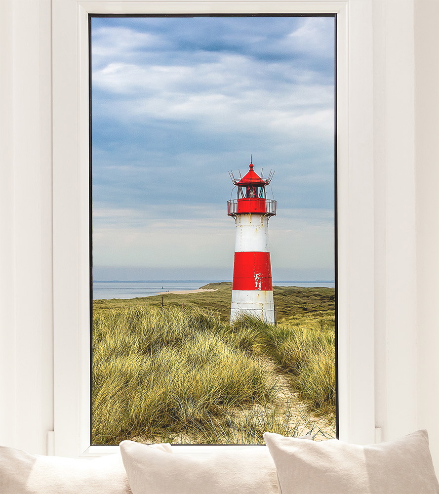 Folia okienna - Latarnia morska na Sylt