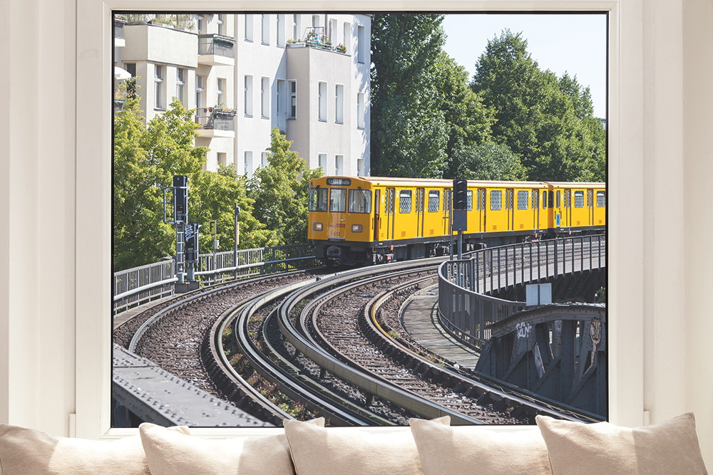 Folia okienna - metro na Kreuzbergu w Berlinie