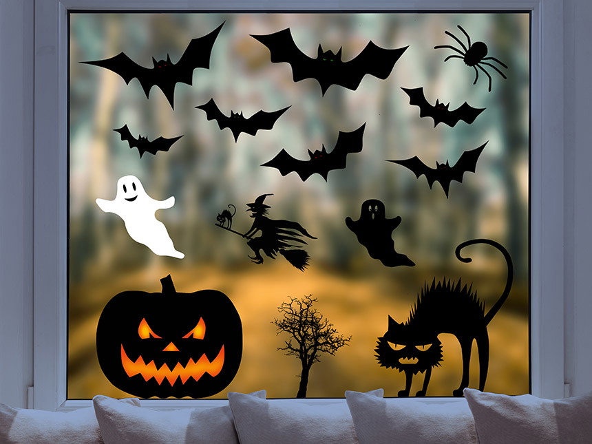Fenstersticker - Halloween