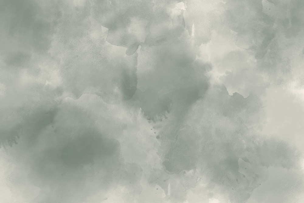 Fototapeta ścienna - Abstrakcyjny akwarelowy wzór w odcieniach szarości i zieleni, który tworzy uspokajającą atmosferę.